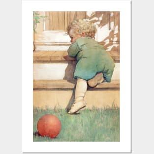 The Toddling Baby Boy by Jessie Willcox Smith Posters and Art